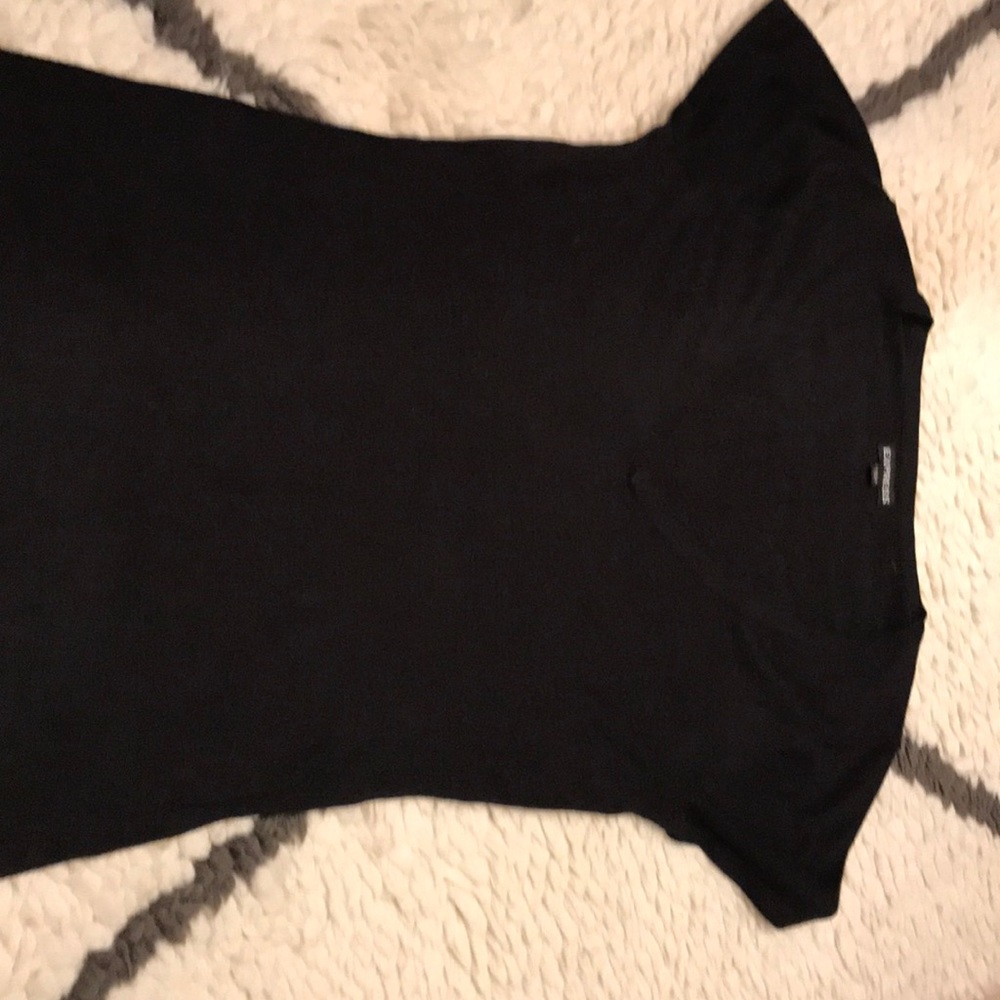Express V Neck Black short sleeve sweater sz S